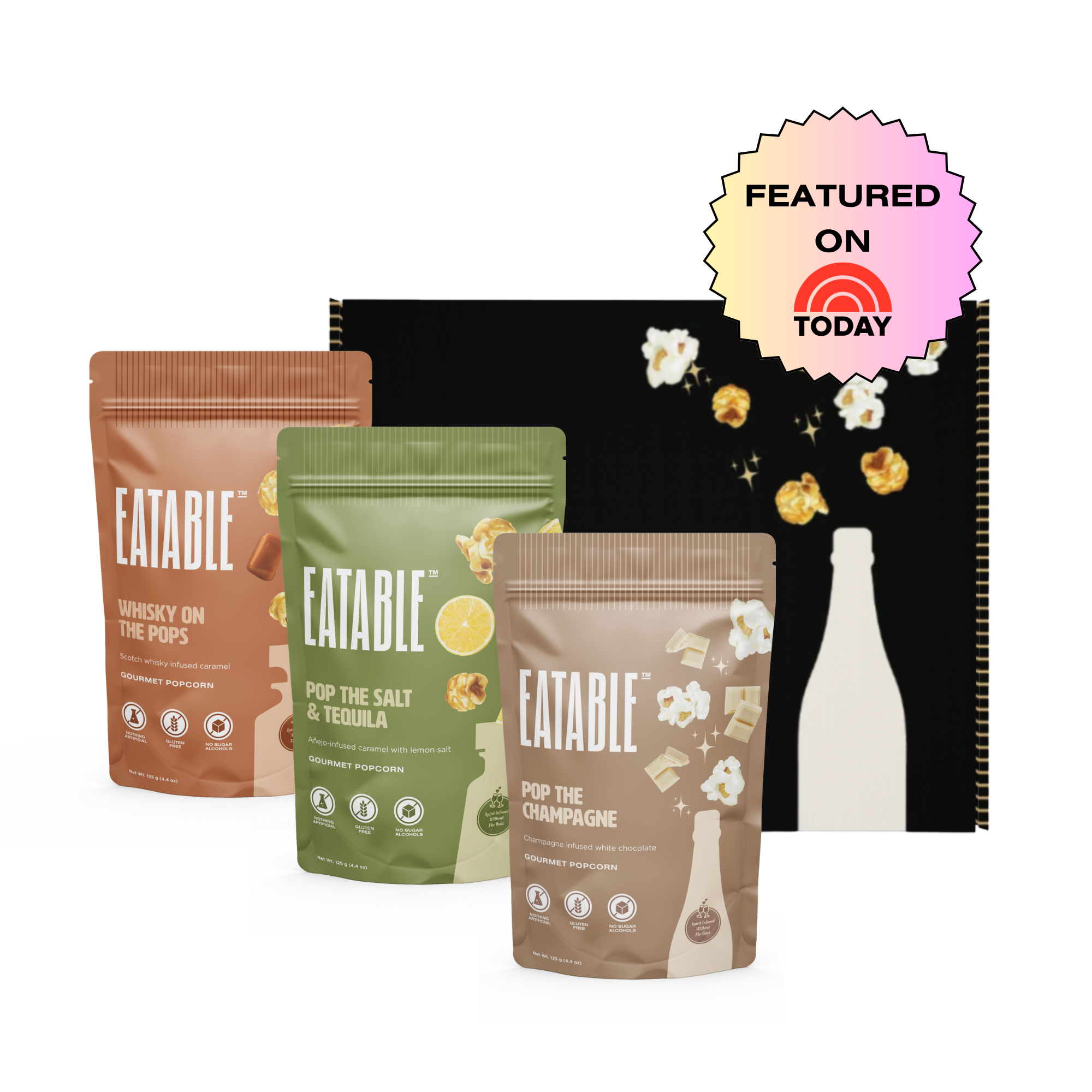 Trio Gift Box - Bestselling Caramel & Chocolate Popcorn Set