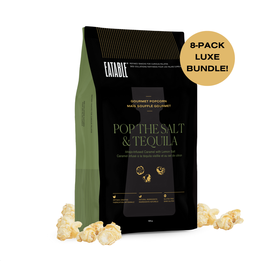 Pop the Salt & Tequila - Añejo Infused Caramel Popcorn - EATABLE Popcorn