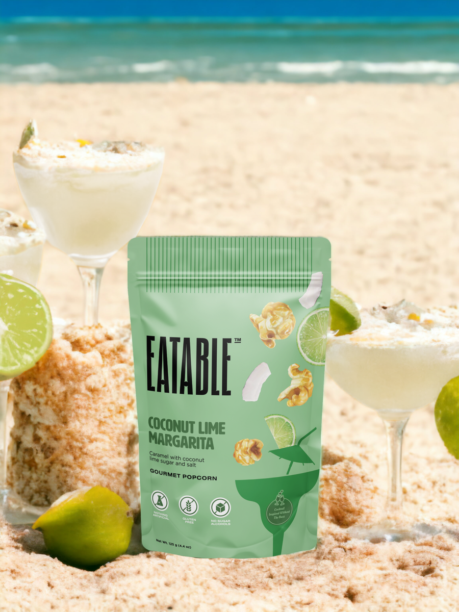 [PREORDER] Coconut Lime Margarita Pops - Single Bag (CA/US) - EATABLE Popcorn