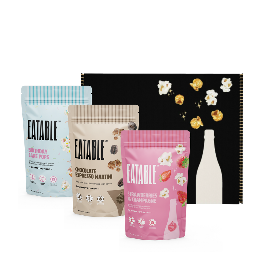 Trio Gift Box - Bestselling Caramel & Chocolate Popcorn Bundles