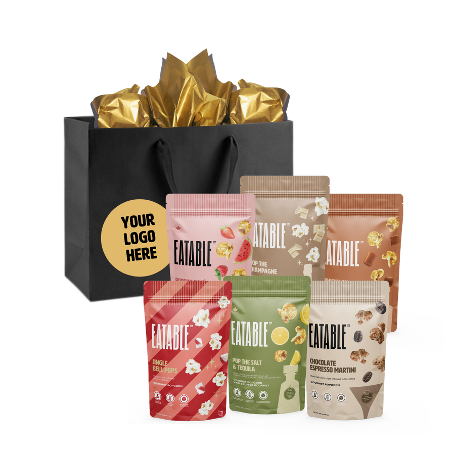 Custom - Poppy Holidays - Popcorn 6-Pack Gift Bag