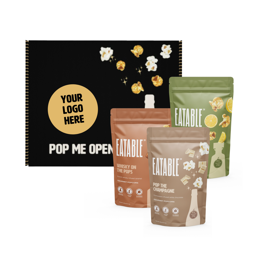Custom - Trio Gift Box - Bestselling Caramel & Chocolate Popcorn Bundle
