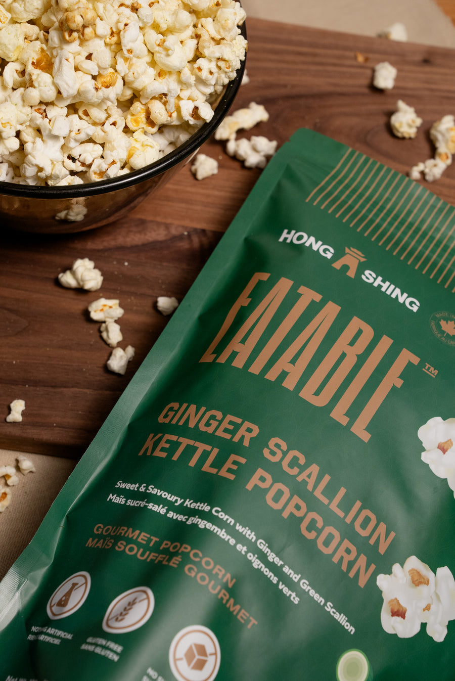 EATABLE x Hong Shing Ginger Scallion Kettle Corn - Limited Edition