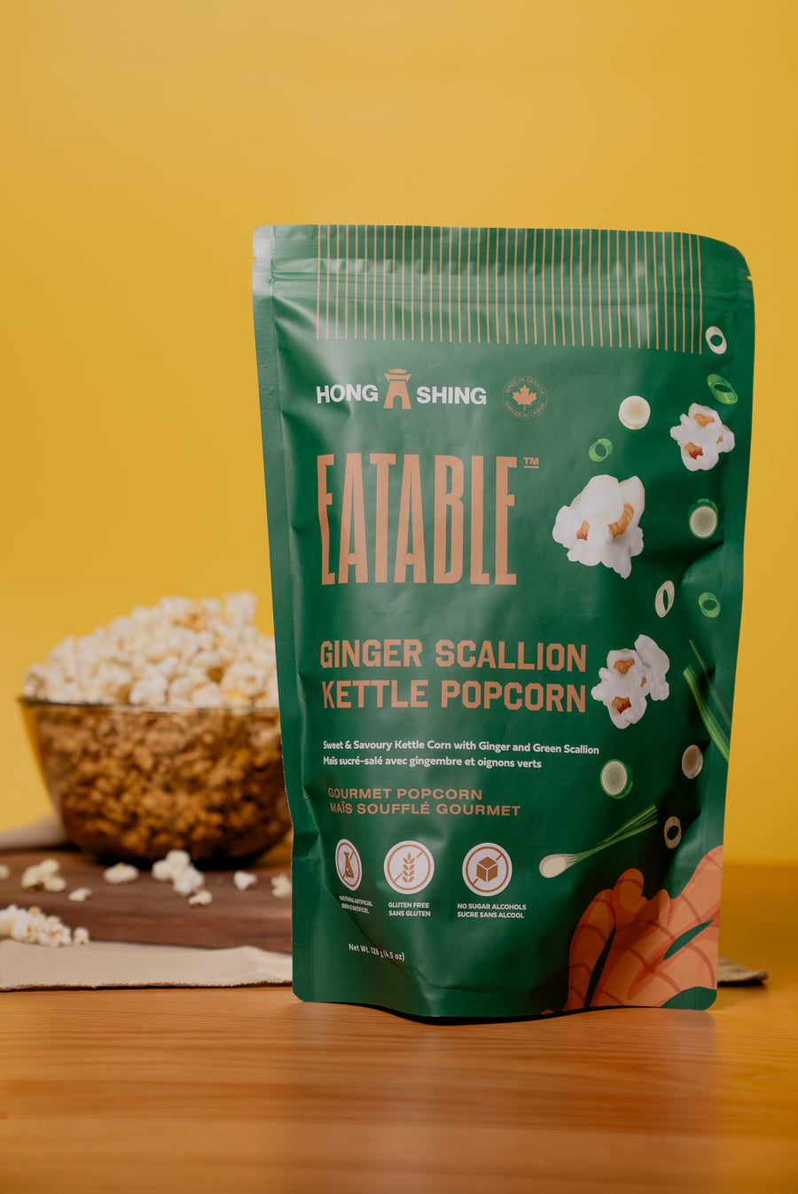 EATABLE x Hong Shing Ginger Scallion Kettle Corn - Limited Edition