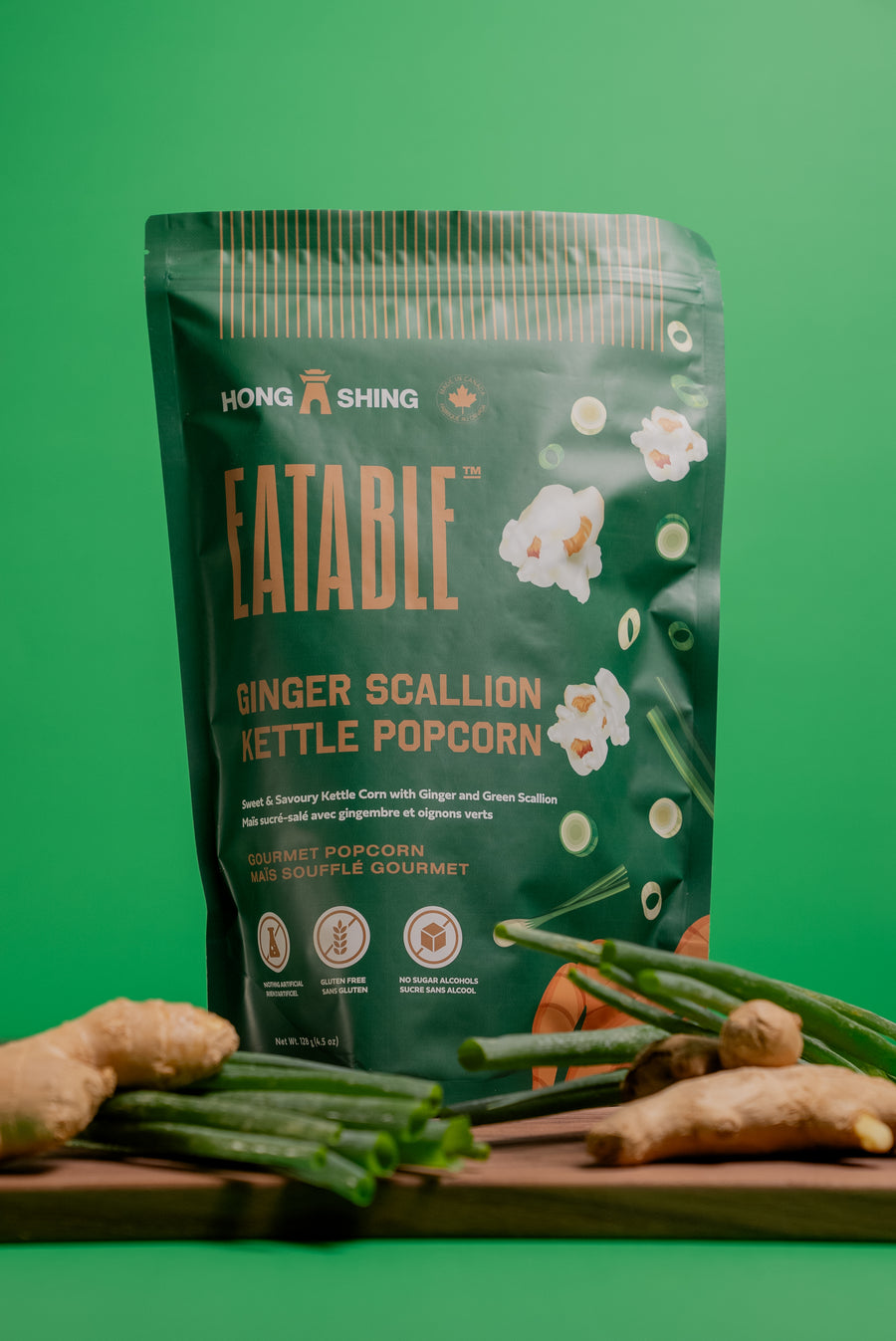 EATABLE x Hong Shing Ginger Scallion Kettle Corn - Limited Edition