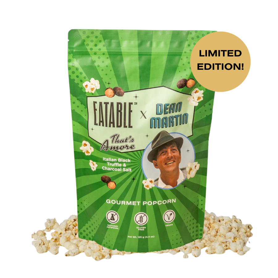 "That's Amore" - Italian Truffle & Charcoal Salt Kettle Corn - EATABLE x Dean Martin Limited Edition
