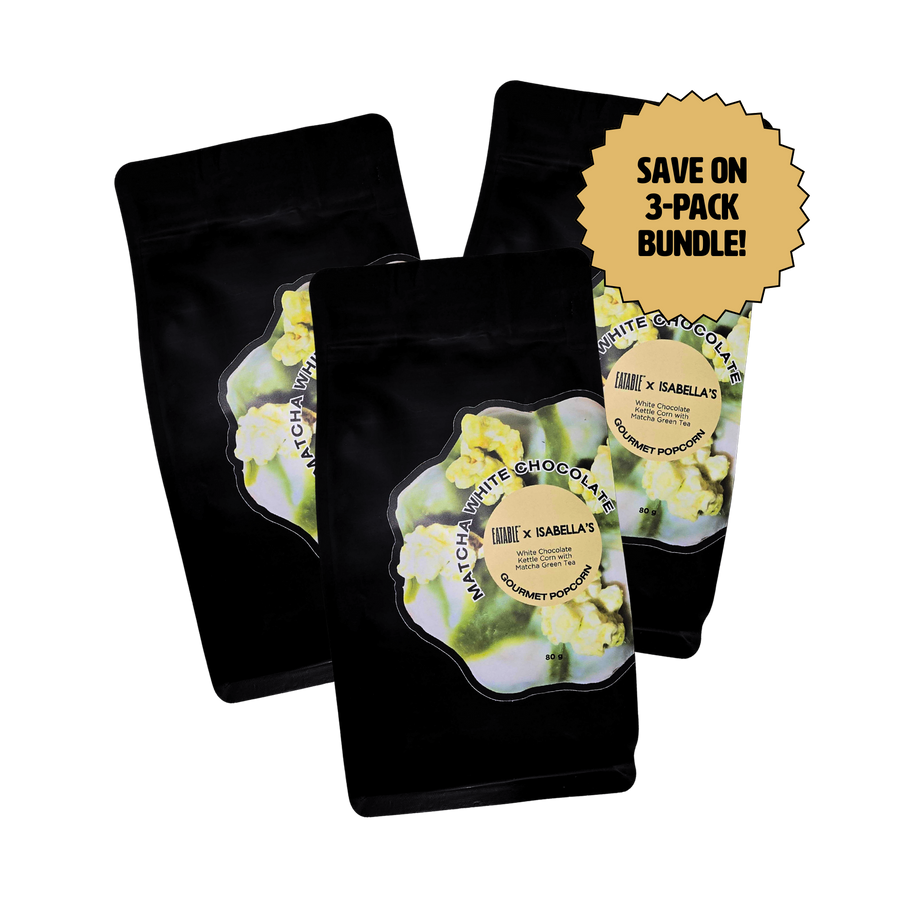EATABLE x Isabella's Donuts Matcha White Chocolate Popcorn - Limited Edition