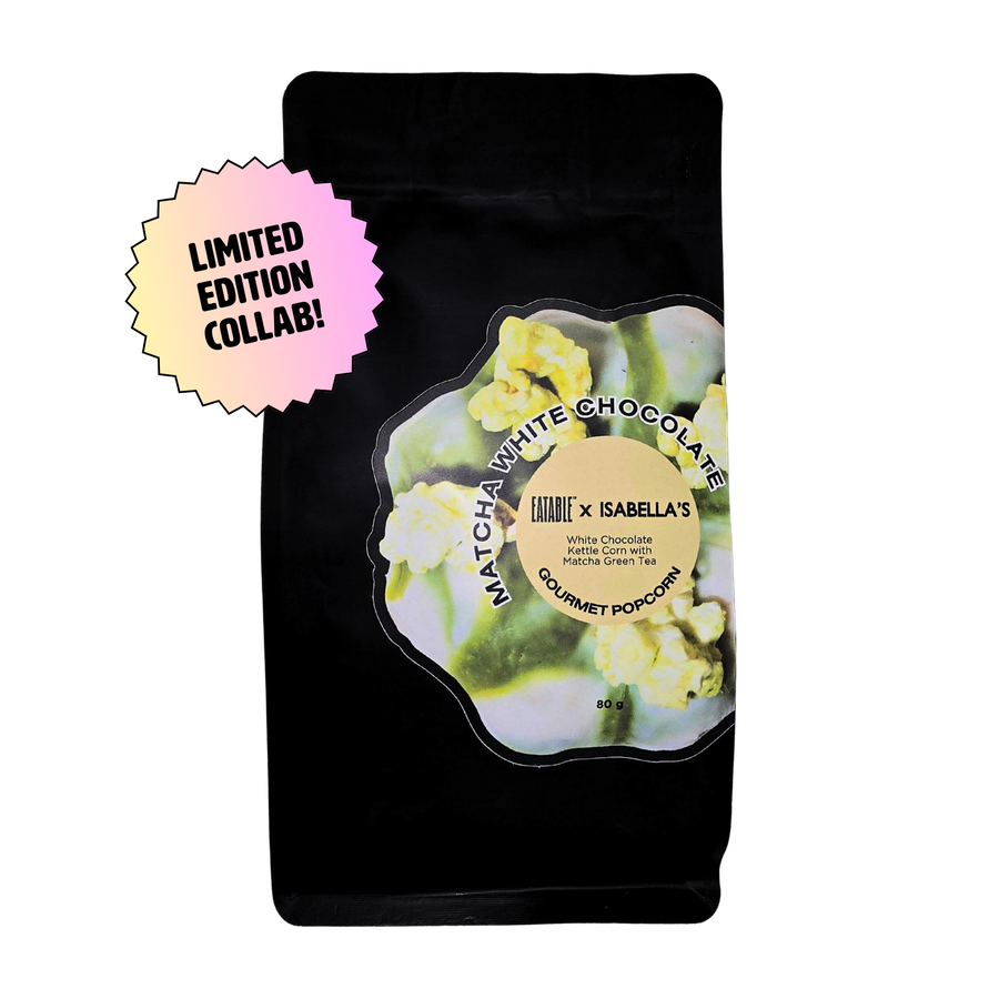 EATABLE x Isabella's Donuts Matcha White Chocolate Popcorn - Limited Edition
