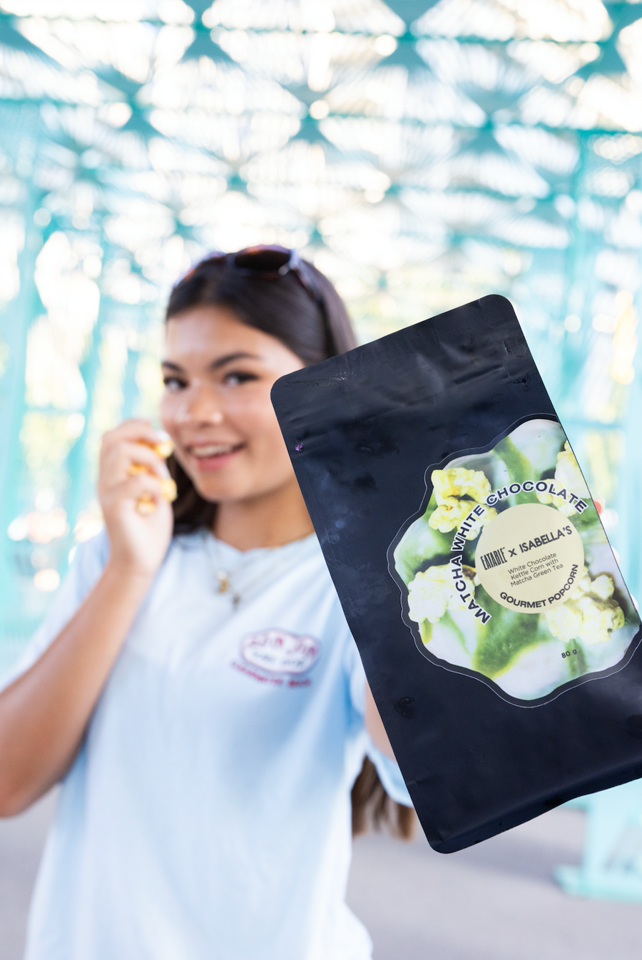 EATABLE x Isabella's Donuts Matcha White Chocolate Popcorn - Limited Edition
