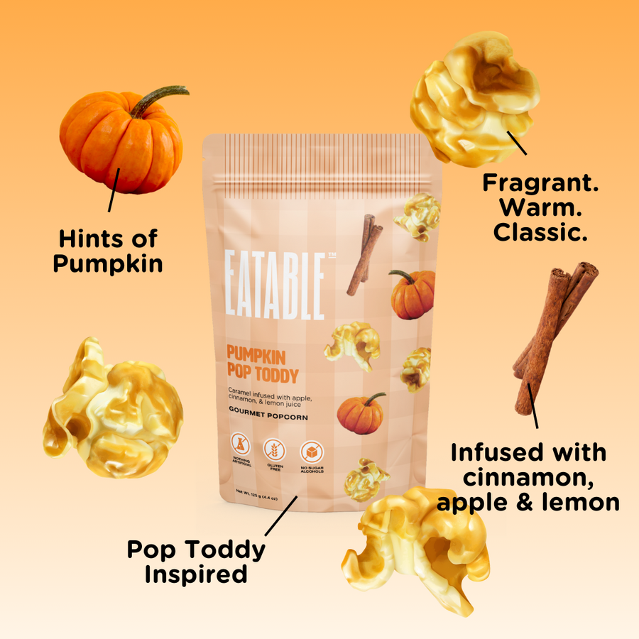 Pumpkin Pop Toddy - Case of 12 (US ONLY) - EATABLE Popcorn