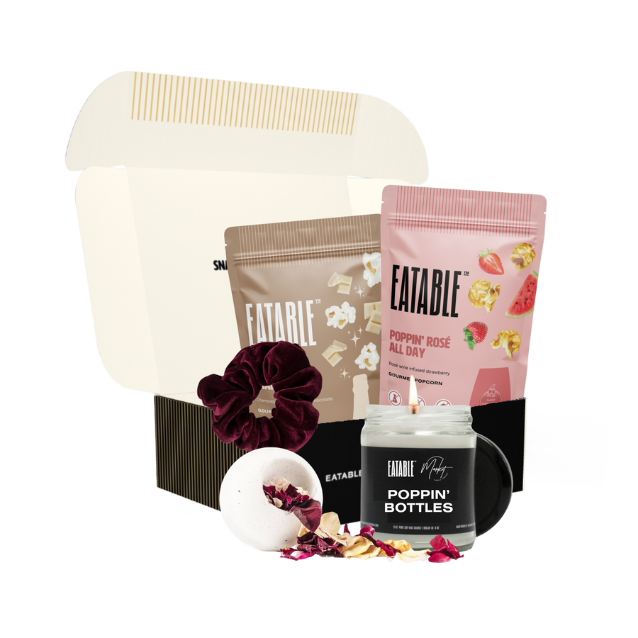 Pop In the Tub - Self Care Gift Box - EATABLE Popcorn