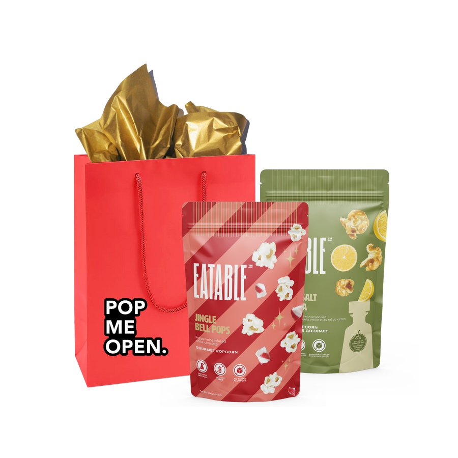 Poppy Holidays - Popcorn 6-Pack Gift Bag