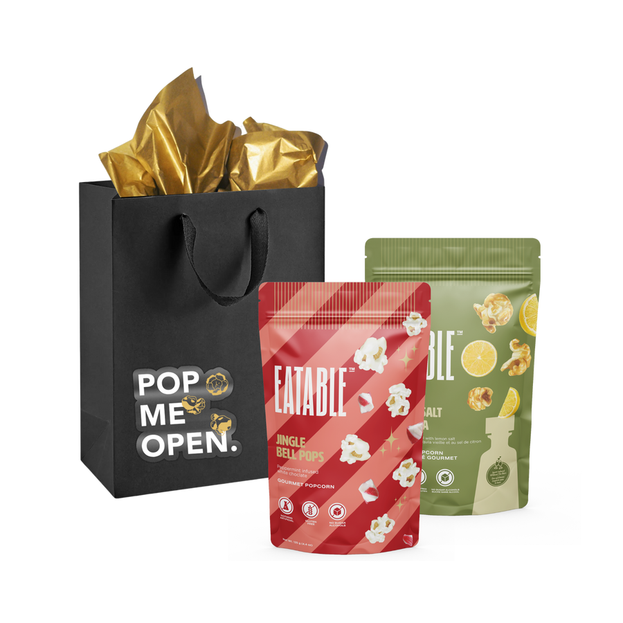 Poppy Holidays - Popcorn Duo Gift Bag