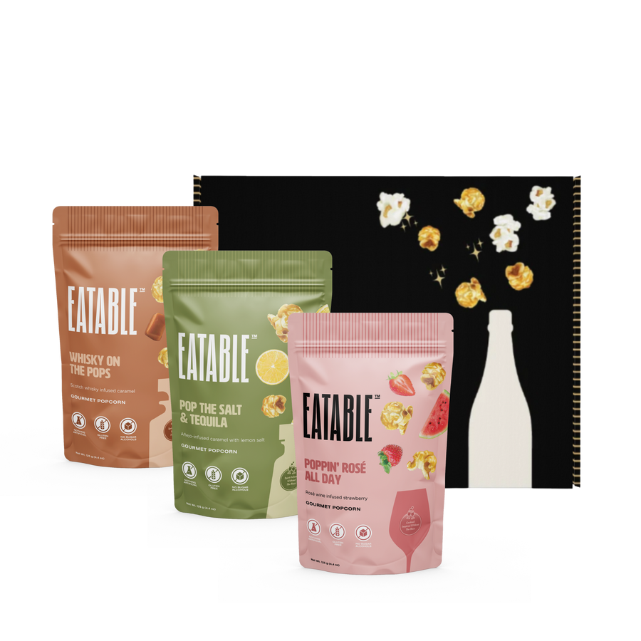 Trio Gift Box - Bestselling Caramel & Chocolate Popcorn Bundles