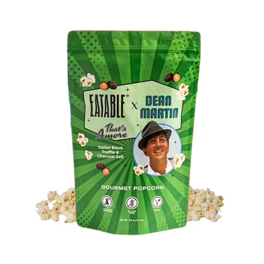 "That's Amore" - Italian Truffle & Charcoal Salt Kettle Corn - EATABLE x Dean Martin Limited Edition