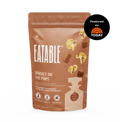 Whisky on the Pops - Scotch Infused Caramel Popcorn - EATABLE Popcorn