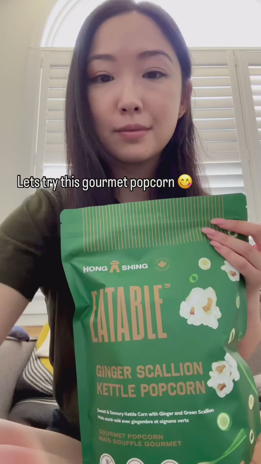 EATABLE x Hong Shing Ginger Scallion Kettle Corn - Limited Edition