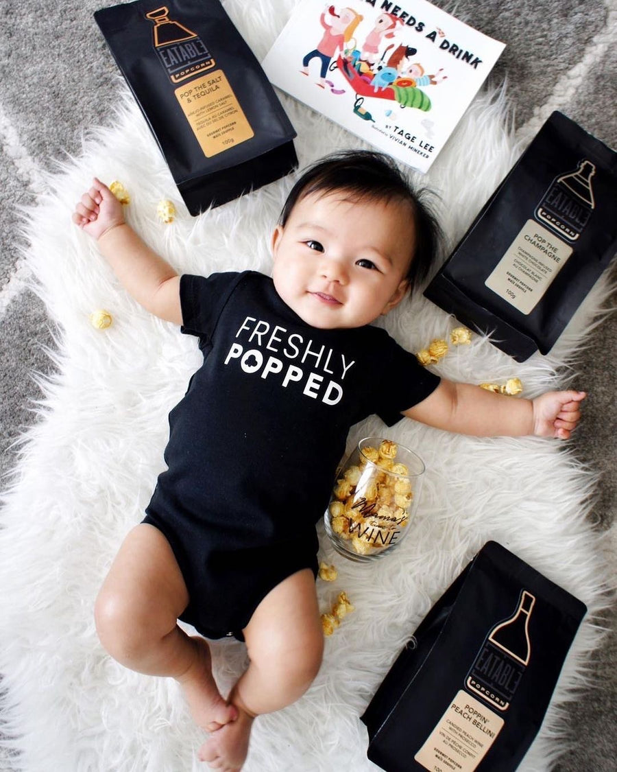 Freshly Popped - Baby Bath & Storytime Essentials Gift Box - EATABLE Popcorn