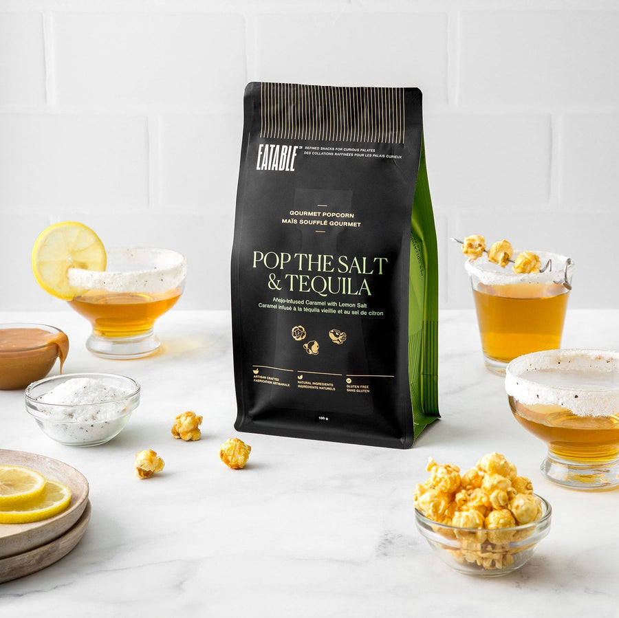 Holiday Top Shelf Gift Box - Wine & Spirits Infused Gourmet Popcorn - EATABLE Popcorn