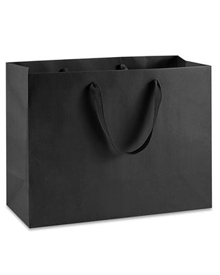 Matte Black Gift Bag + Gold Tissue Paper - EATABLE Popcorn